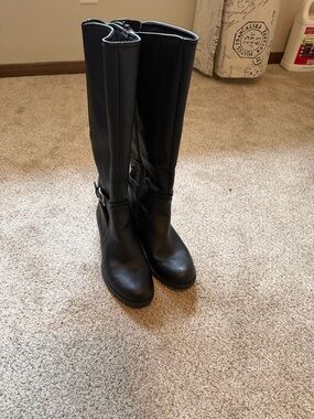 Classic Tall Black Riding Boots